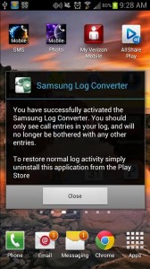 Samsung Log Converter for Galaxy S4
