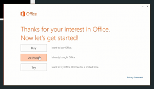 Office 365 Activation