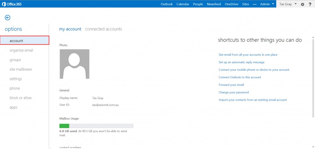 how to disconnect office 365 account from windows 10